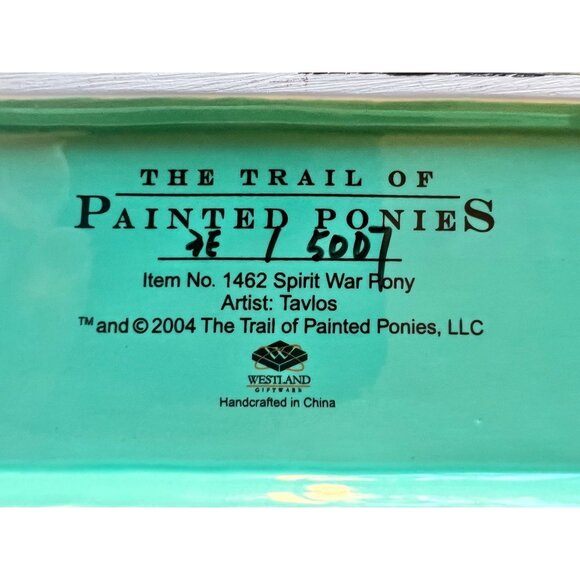 Spirit War Pony Figurine Trail Of Painted Ponies 2004 By Tavlos Collectible Gift - Picture 5 of 14
